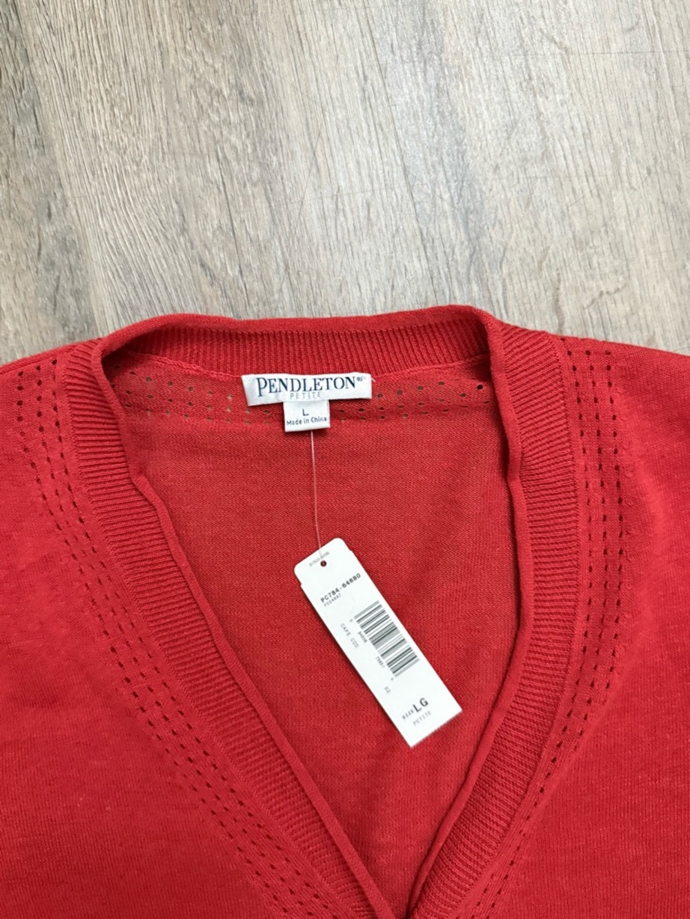 Pendleton • Linen/Cotton One Button Cardigan - Picture 8 of 11